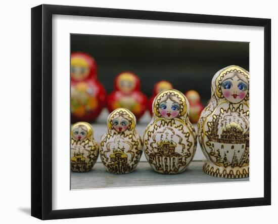 Russian Dolls, Siberia, Russia-Bruno Morandi-Framed Photographic Print