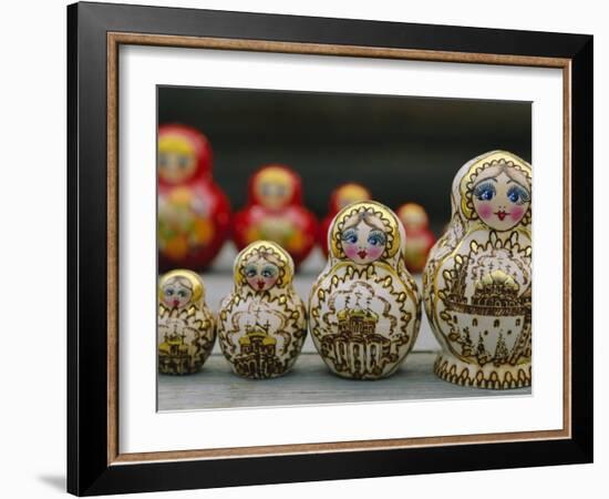 Russian Dolls, Siberia, Russia-Bruno Morandi-Framed Photographic Print