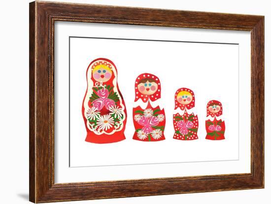 Russian dolls-Isobel Barber-Framed Giclee Print