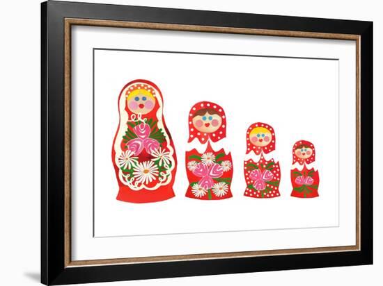 Russian dolls-Isobel Barber-Framed Giclee Print