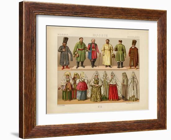 Russian Dress, 1880-Daniel Urrabieta Vierge-Framed Giclee Print