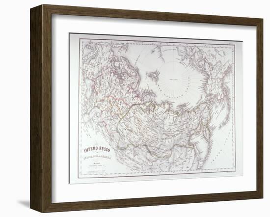 Russian Empire in Europe,Asia and America-Fototeca Gilardi-Framed Photographic Print