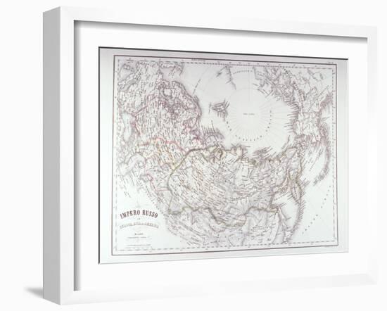 Russian Empire in Europe,Asia and America-Fototeca Gilardi-Framed Photographic Print