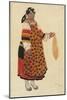 Russian Fair - Peasant Woman, 1922-Leon Bakst-Mounted Premium Giclee Print