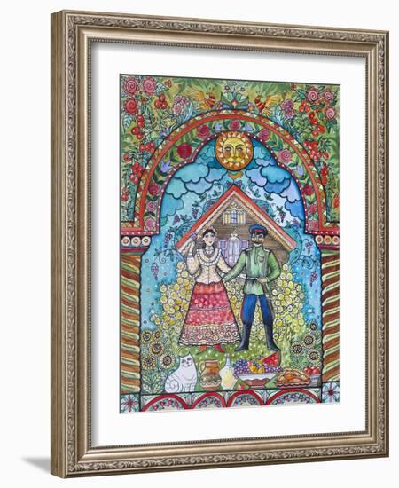 Russian Folk-Oxana Zaika-Framed Giclee Print