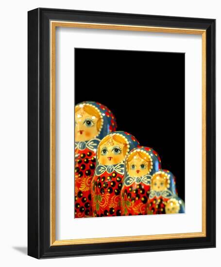 Russian Handicrafts, Matrushka Nesting Dolls-Cindy Miller Hopkins-Framed Photographic Print