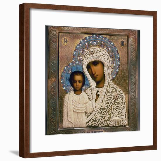 Russian Icon: Mary-Aleksandra Makhalova-Framed Photographic Print