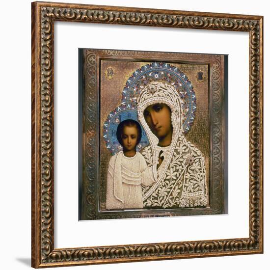 Russian Icon: Mary-Aleksandra Makhalova-Framed Photographic Print