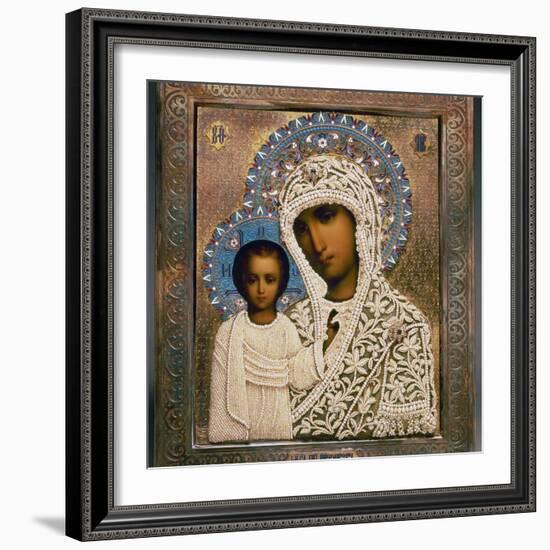 Russian Icon: Mary-Aleksandra Makhalova-Framed Photographic Print