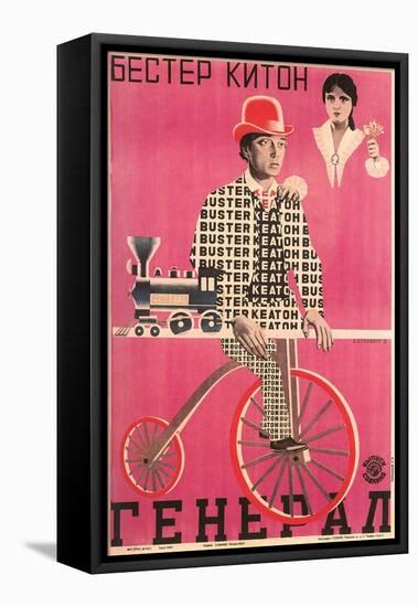 Russian Keaton Film Poster-null-Framed Stretched Canvas