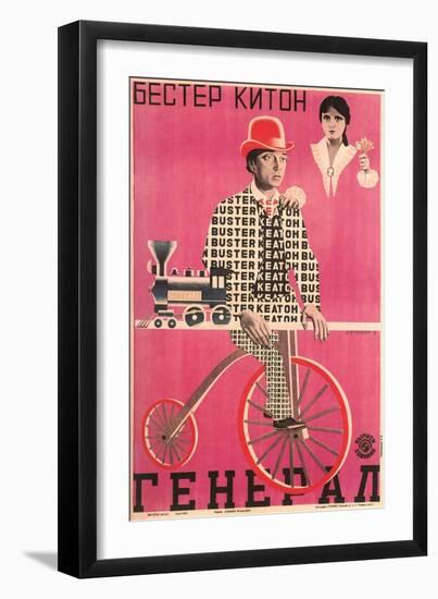 Russian Keaton Film Poster-null-Framed Art Print