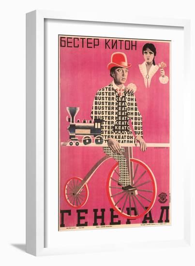 Russian Keaton Film Poster-null-Framed Art Print