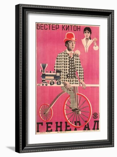 Russian Keaton Film Poster-null-Framed Art Print