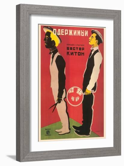 Russian Keaton Film Poster-null-Framed Art Print