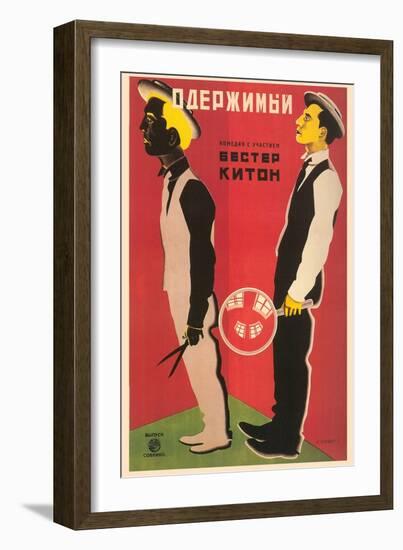 Russian Keaton Film Poster-null-Framed Art Print