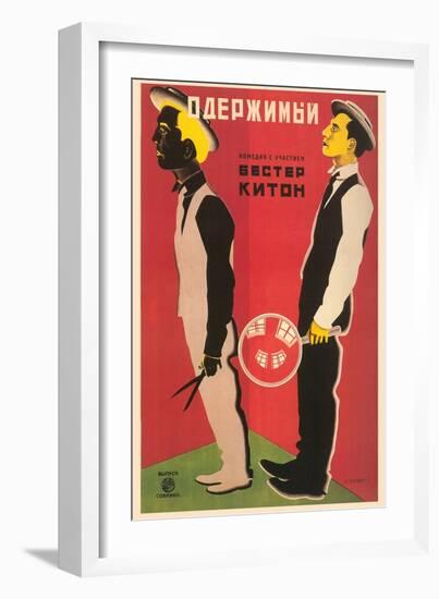 Russian Keaton Film Poster-null-Framed Art Print