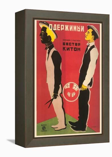 Russian Keaton Film Poster-null-Framed Stretched Canvas