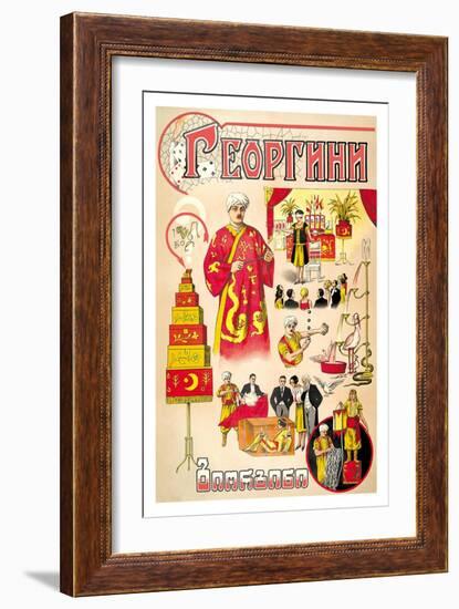 Russian Magician-null-Framed Art Print