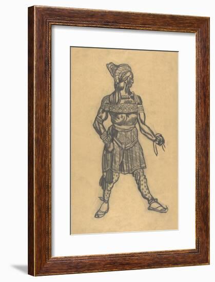 Russian Male Dancer-Leon Bakst-Framed Premium Giclee Print