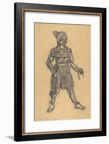 Russian Male Dancer-Leon Bakst-Framed Premium Giclee Print