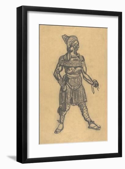 Russian Male Dancer-Leon Bakst-Framed Premium Giclee Print