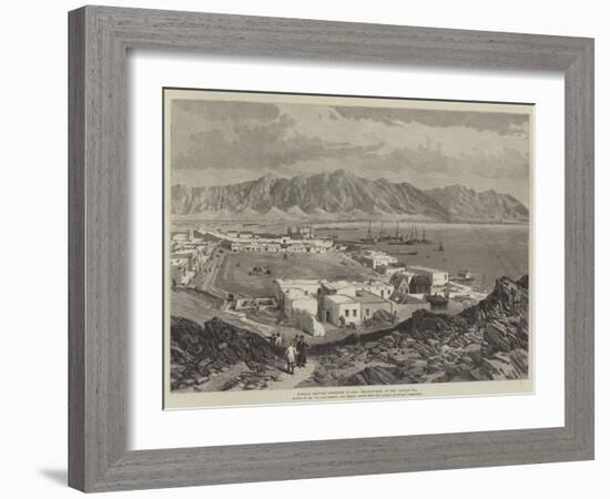 Russian Military Positions in Asia, Krasnovodsk, on the Caspian Sea-William 'Crimea' Simpson-Framed Giclee Print