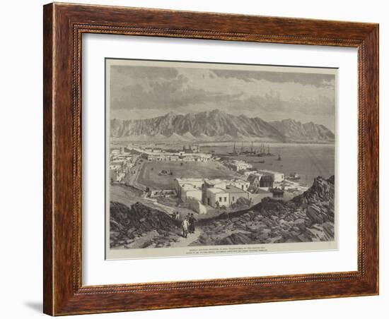 Russian Military Positions in Asia, Krasnovodsk, on the Caspian Sea-William 'Crimea' Simpson-Framed Giclee Print