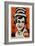 Russian Movie Poster Depicting a Woman Smoking a Cigarette-null-Framed Giclee Print