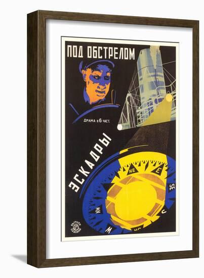 Russian Navy Film Poster-null-Framed Art Print