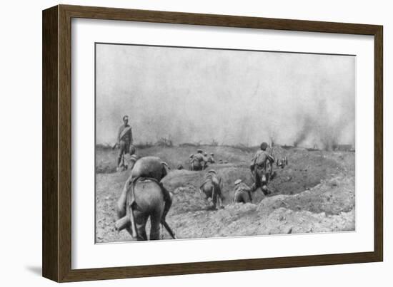 Russian Offensive, Dzike Lani, Ternopil, Ukraine, First World War, 1 July 1917-null-Framed Giclee Print