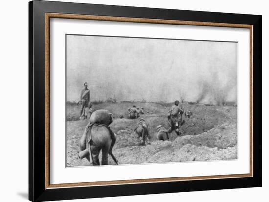 Russian Offensive, Dzike Lani, Ternopil, Ukraine, First World War, 1 July 1917-null-Framed Giclee Print