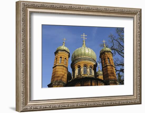 Russian Orthodox Chapel, Built 1860 to 1862 for Grand Duchess Maria Palovna, in Weimar-Stuart Forster-Framed Photographic Print