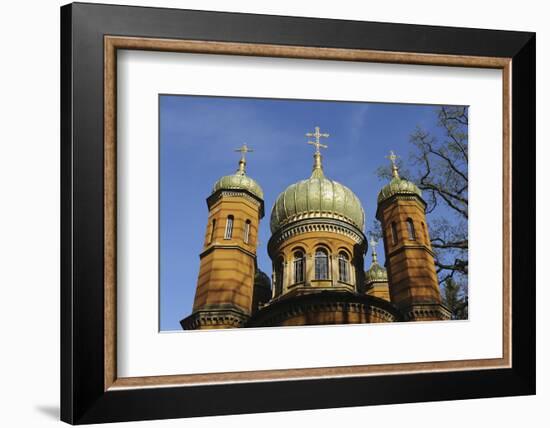 Russian Orthodox Chapel, Built 1860 to 1862 for Grand Duchess Maria Palovna, in Weimar-Stuart Forster-Framed Photographic Print