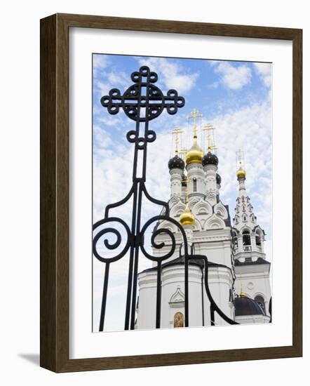 Russian Orthodox Church in Bagrationovsk, Kaliningrad, Russia-Gavin Hellier-Framed Photographic Print