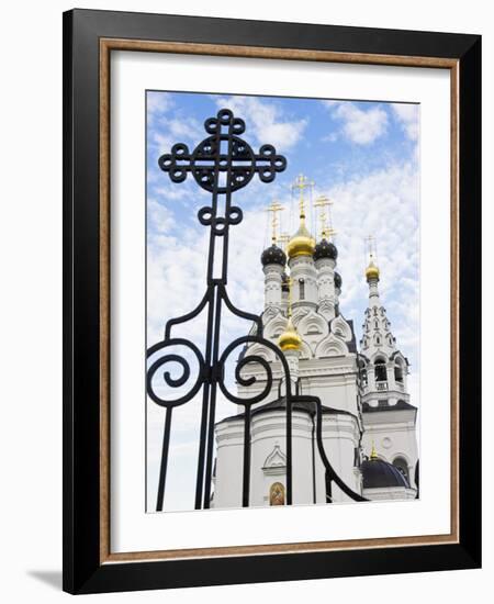 Russian Orthodox Church in Bagrationovsk, Kaliningrad, Russia-Gavin Hellier-Framed Photographic Print