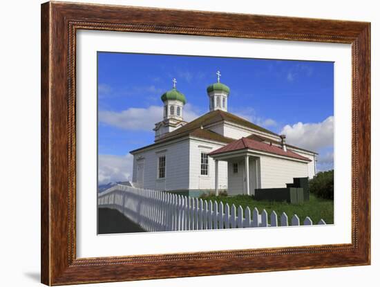 Russian Orthodox Church, Unalaska Island, Aleutian Islands, Alaska, USA, North America-Richard Cummins-Framed Photographic Print