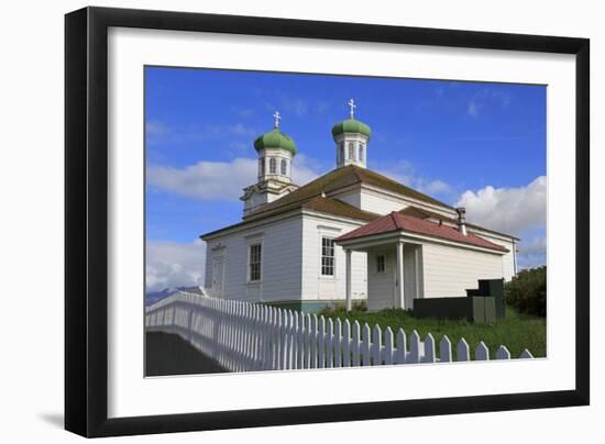 Russian Orthodox Church, Unalaska Island, Aleutian Islands, Alaska, USA, North America-Richard Cummins-Framed Photographic Print