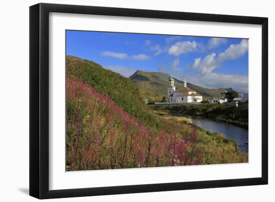 Russian Orthodox Church, Unalaska Island, Aleutian Islands, Alaska, USA, North America-Richard Cummins-Framed Photographic Print