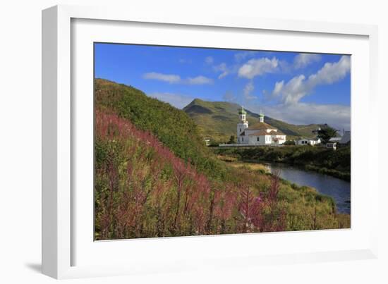 Russian Orthodox Church, Unalaska Island, Aleutian Islands, Alaska, USA, North America-Richard Cummins-Framed Photographic Print