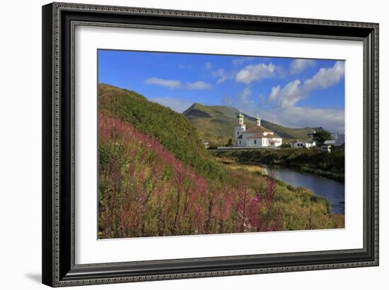 Russian Orthodox Church, Unalaska Island, Aleutian Islands, Alaska, USA, North America-Richard Cummins-Framed Photographic Print