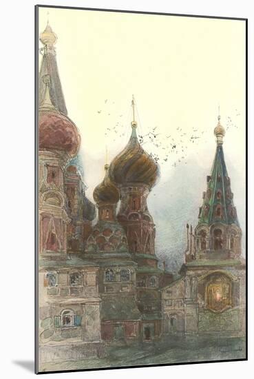 Russian Orthodox Churches-null-Mounted Art Print