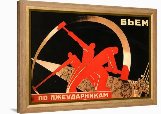 Russian Poster, c.1931-null-Framed Premier Image Canvas