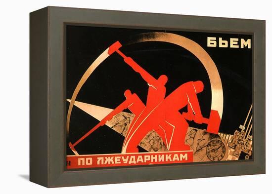 Russian Poster, c.1931-null-Framed Premier Image Canvas