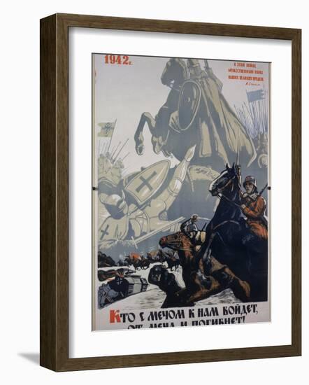 Russian Propaganda Poster-null-Framed Photographic Print