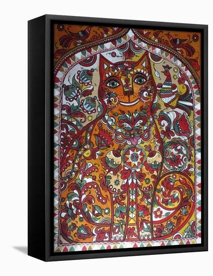 Russian Red Cat-Oxana Zaika-Framed Premier Image Canvas