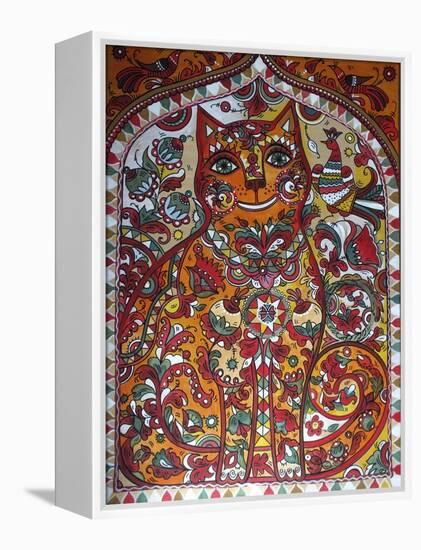 Russian Red Cat-Oxana Zaika-Framed Premier Image Canvas