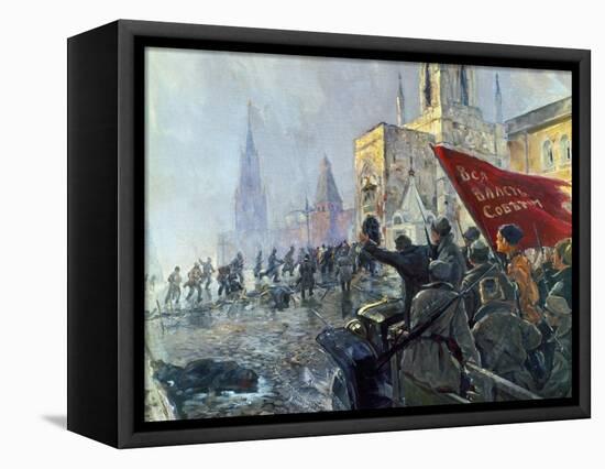 Russian Revolution, 1917-null-Framed Premier Image Canvas