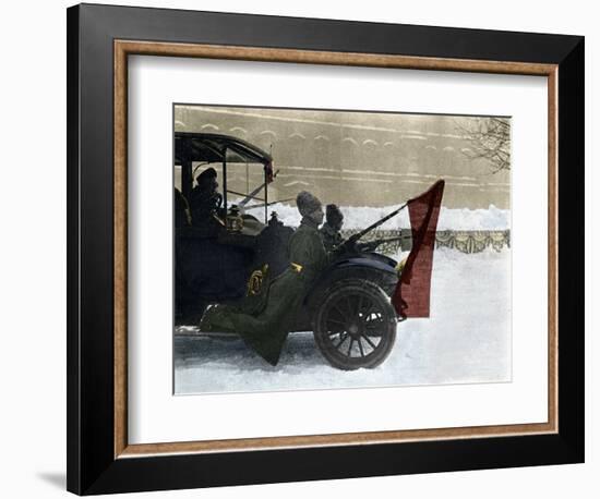 Russian Revolution (Russian Revolution, 1917.): Days in Petrograd, Soldiers of the Red Army Circula-Anonymous Anonymous-Framed Giclee Print