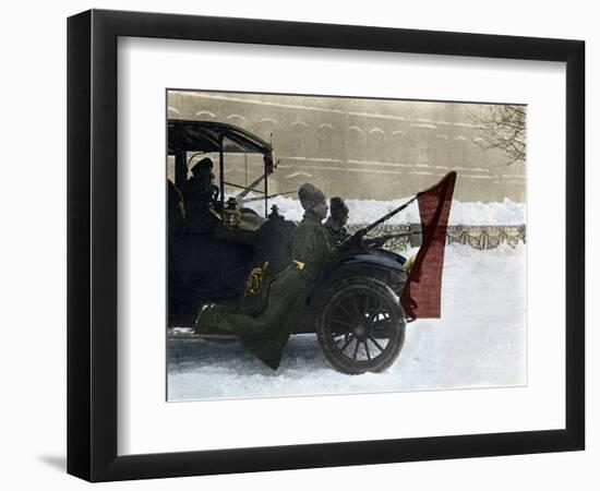 Russian Revolution (Russian Revolution, 1917.): Days in Petrograd, Soldiers of the Red Army Circula-Anonymous Anonymous-Framed Giclee Print