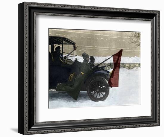 Russian Revolution (Russian Revolution, 1917.): Days in Petrograd, Soldiers of the Red Army Circula-Anonymous Anonymous-Framed Giclee Print